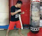 【プロレスラーが教える】ボクシング・フックを打つポイント・小さく大きく重心移動【脳内イメージ】
